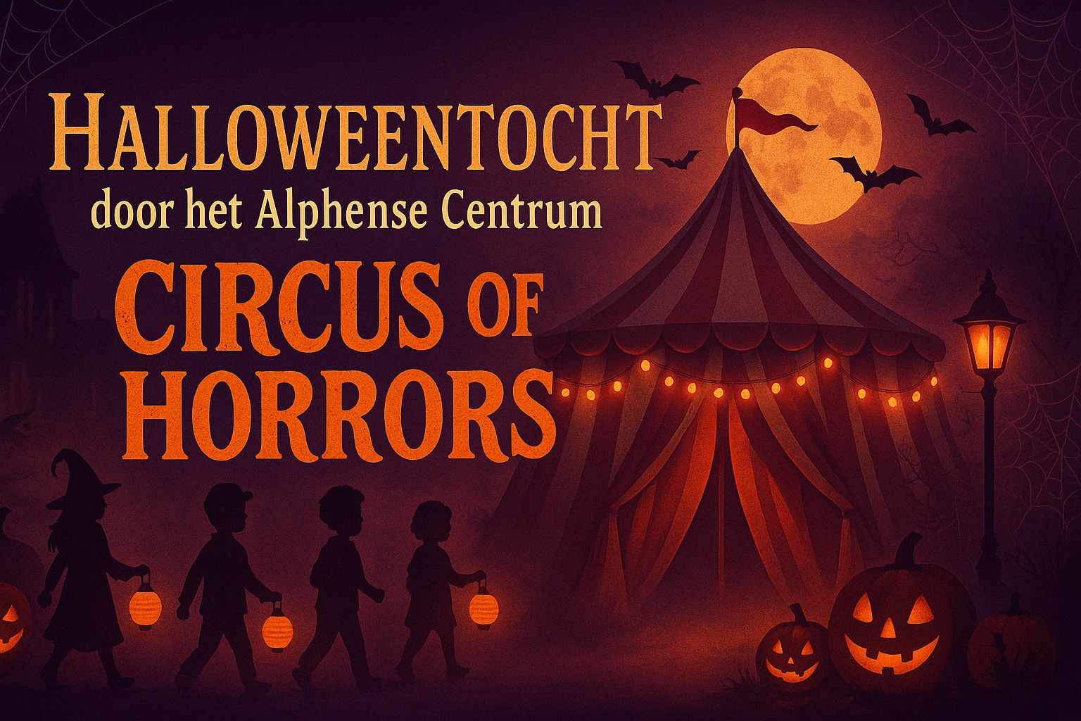 Cover photo for Halloweentocht 2025 by Fantasie Compagnie