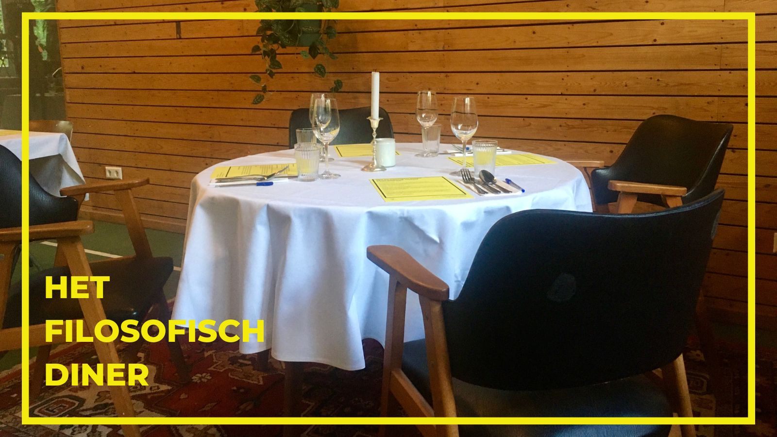 Cover photo for Het Filosofisch Diner by Vuurwerk