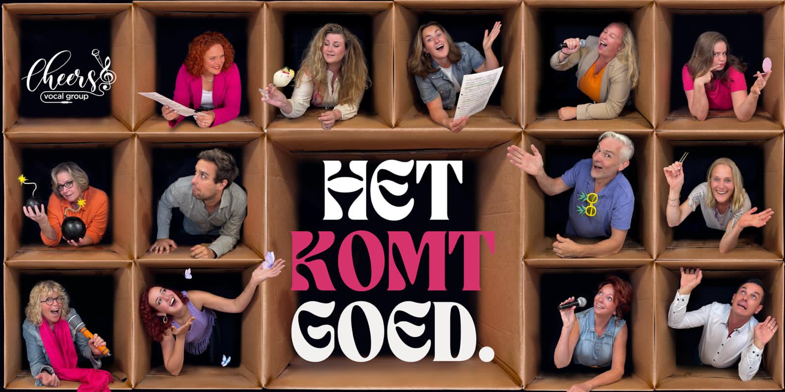 Cover photo for Het komt goed. - De Vaillant Den Haag 22 november by Vocal group Cheers