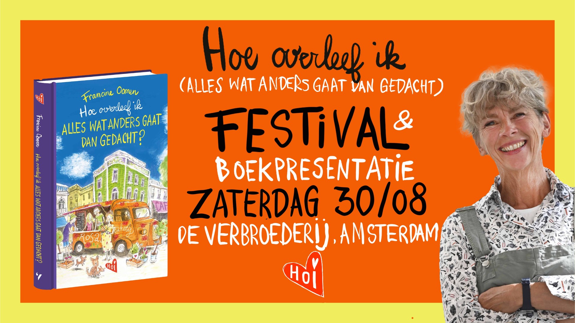 Cover photo for Hoe overleef ik mini-festival en boekpresentatie by Athenaeum Boekhandel B.V.