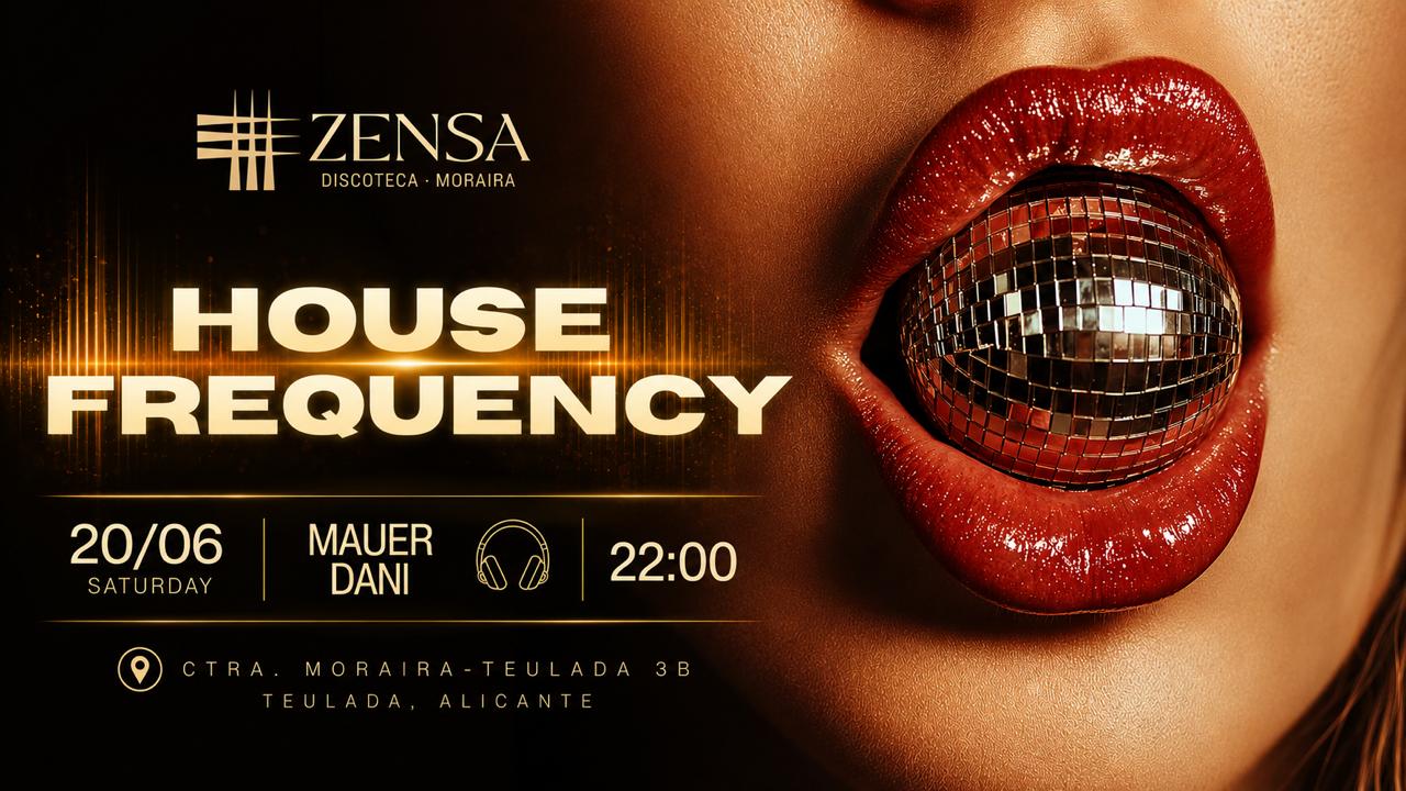 Cover photo for House Frequency by Zensa Moraira discoteca