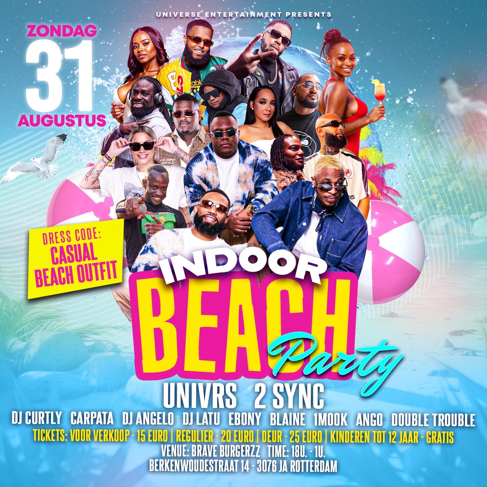 Cover photo for Indoor Beach Party by Universe Entertainment