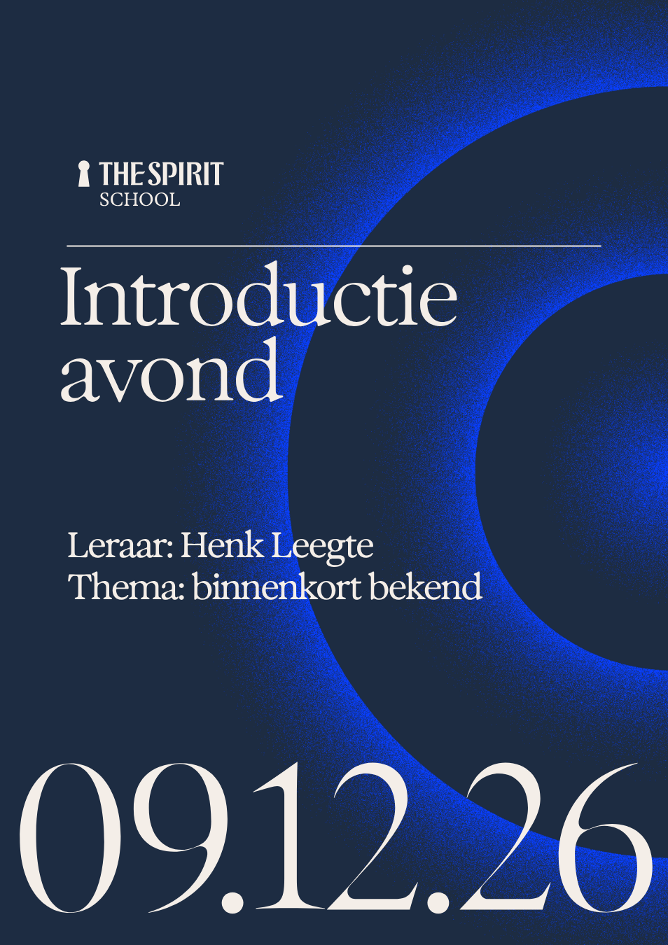 Cover photo for The Spirit School - Introductieavond by The Spirit: Find Meaning in Sacred Spaces