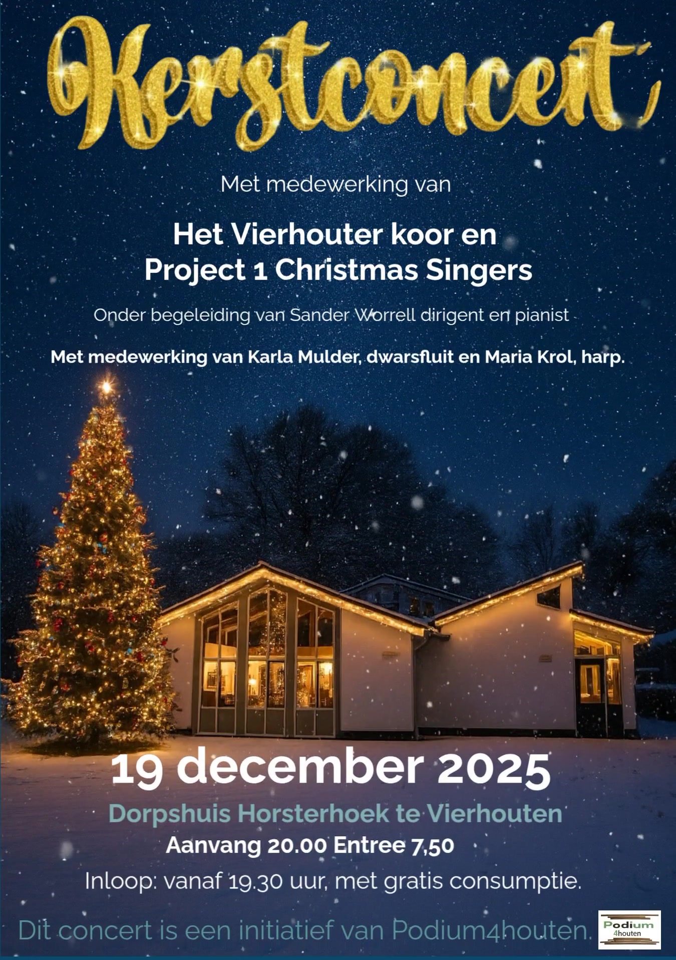 Cover photo for Kerst Concert by Podium4houten