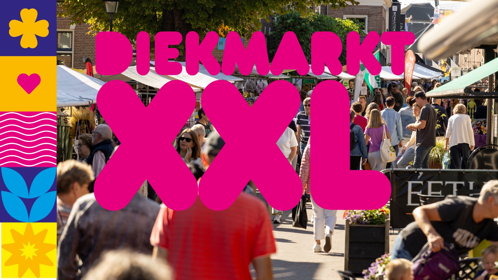 Cover photo for Kraam of plek reserveren op de Diekmarkt XXL by Wiejese Diekdaegen