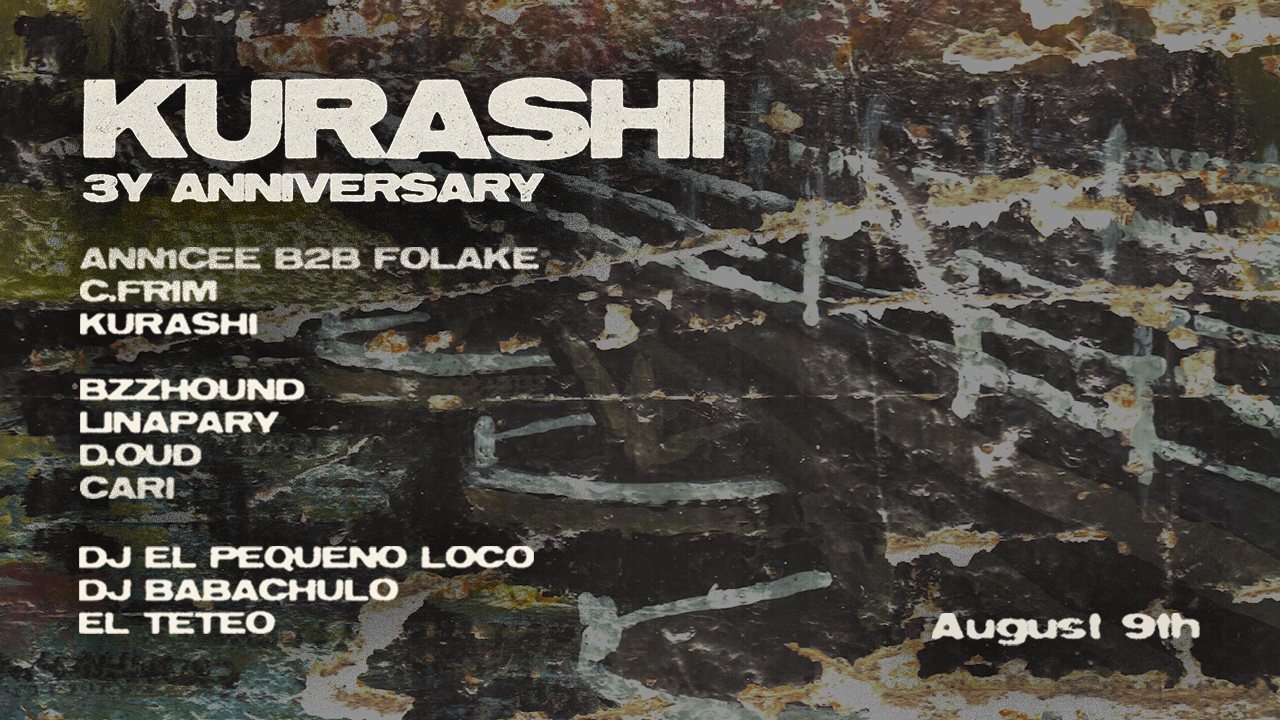 Cover photo for KURASHI 3 YEAR ANNIVERSARY by Skatecafe Karin & Yvonne