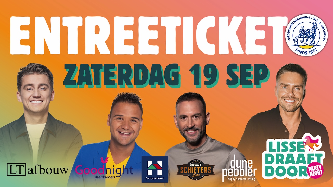 Cover photo for Lisse Draaft Door - Zaterdag 19 september by Harddraverijvereniging Lisse