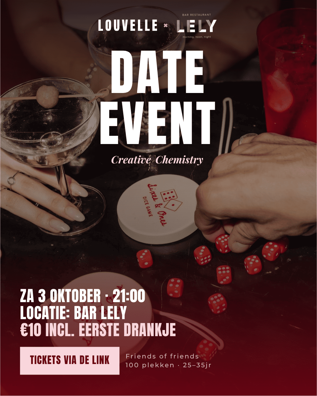 Cover photo for Louvelle X Bar Lely Date Event by Louvelle