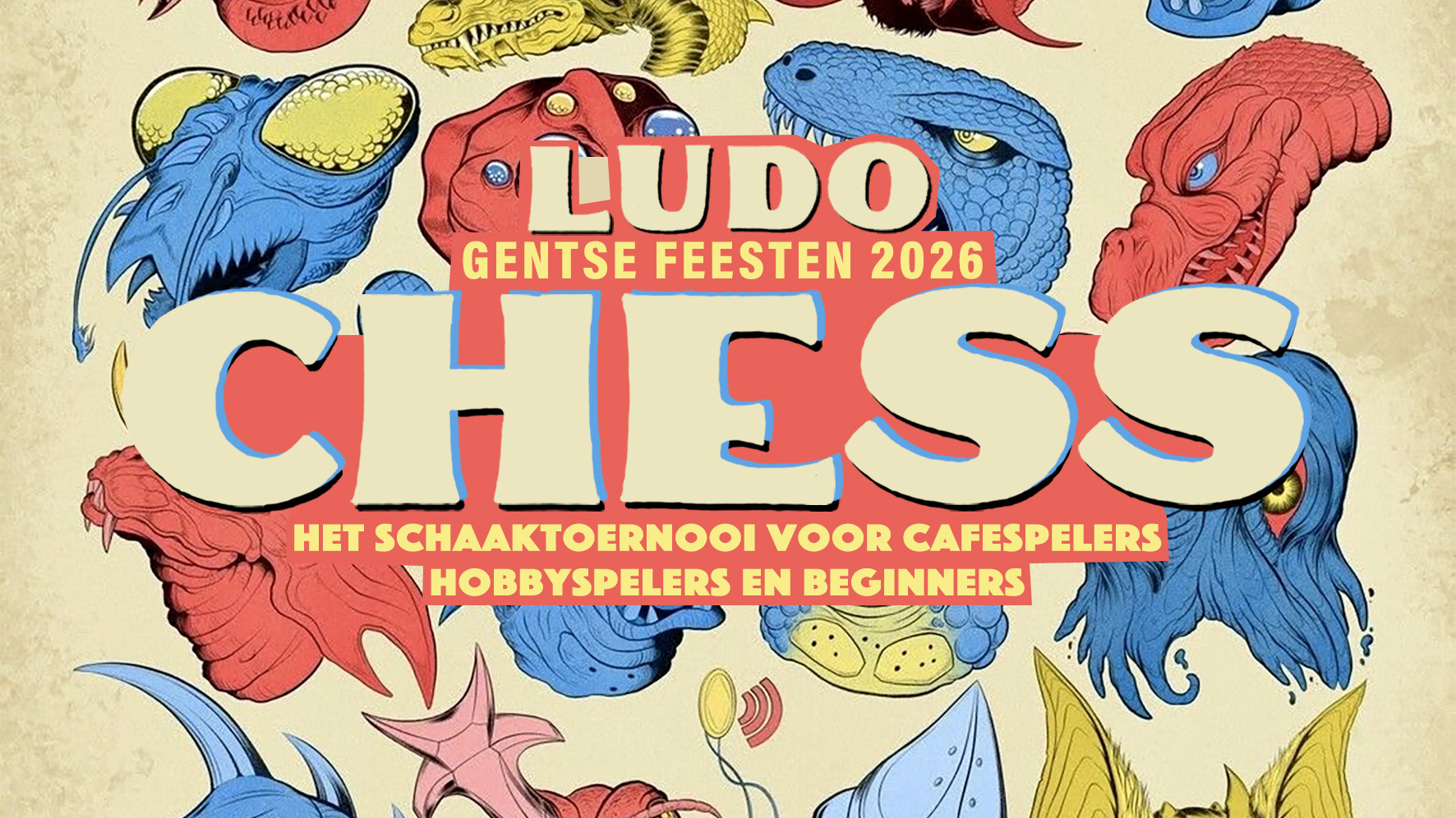 Cover photo for Ludo Chess X Gentse Feesten 2026 by Ludo Kafe Chess Klub