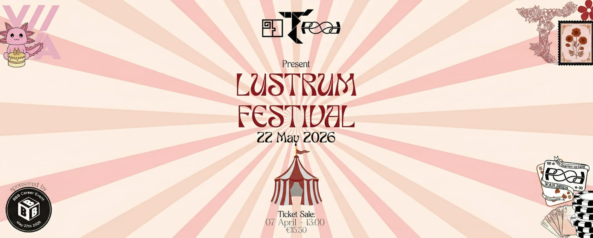 Cover photo for Lustrum Festival - Thalia x Desda x CognAC by Study Association Thalia