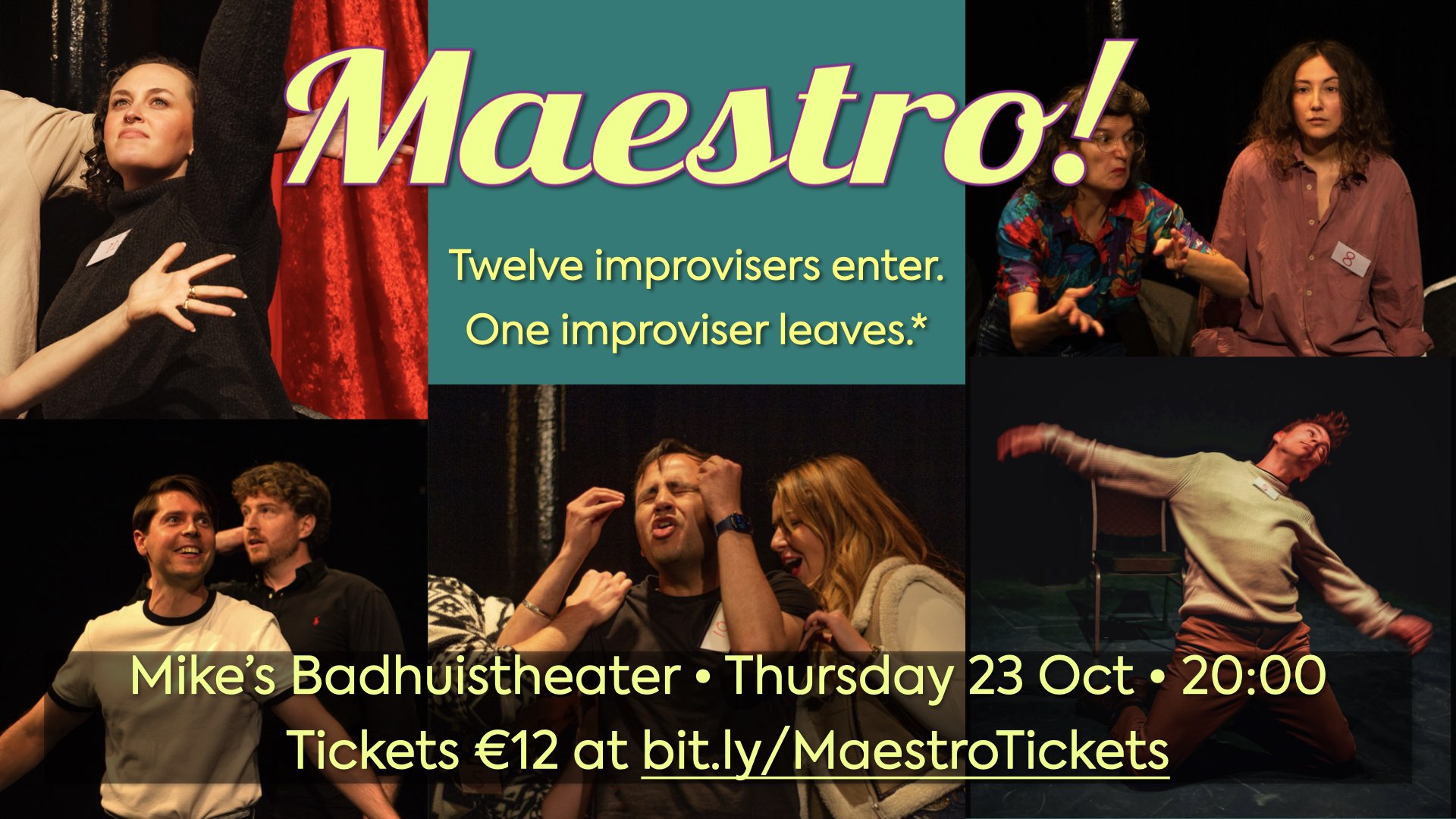 Cover photo for Maestro! by Badhuistheater