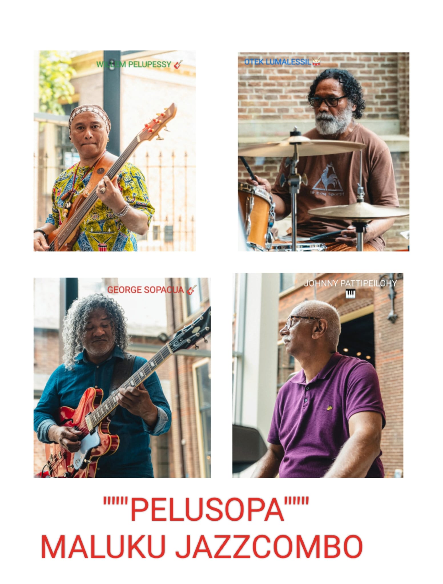Cover photo for Maluku Jazzcombo PELUSOPA i.s.m. Mister G.A. by Regiotheater Niehove