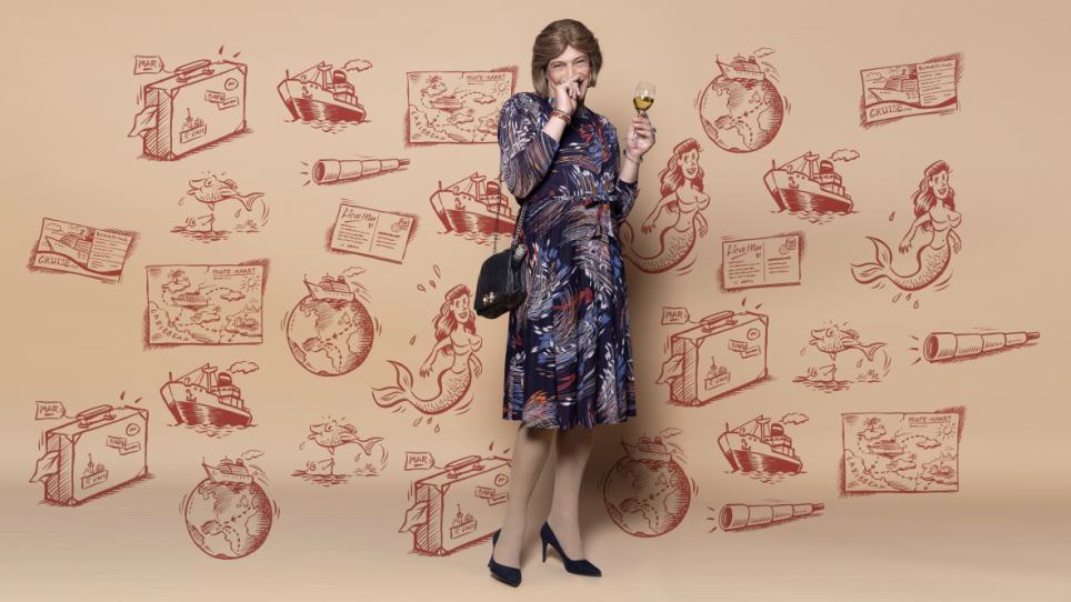 Cover photo for Marja van Katendrecht - Aan boord bij Marja by Theater de Hege Fonnen Lemmer