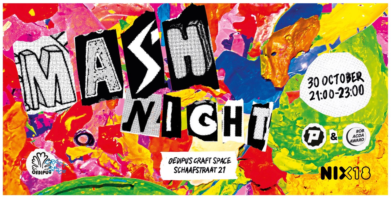 Cover photo for MASH NIGHT W/ TIEPFOUT & RHODON CERISE by Oedipus Craft Space