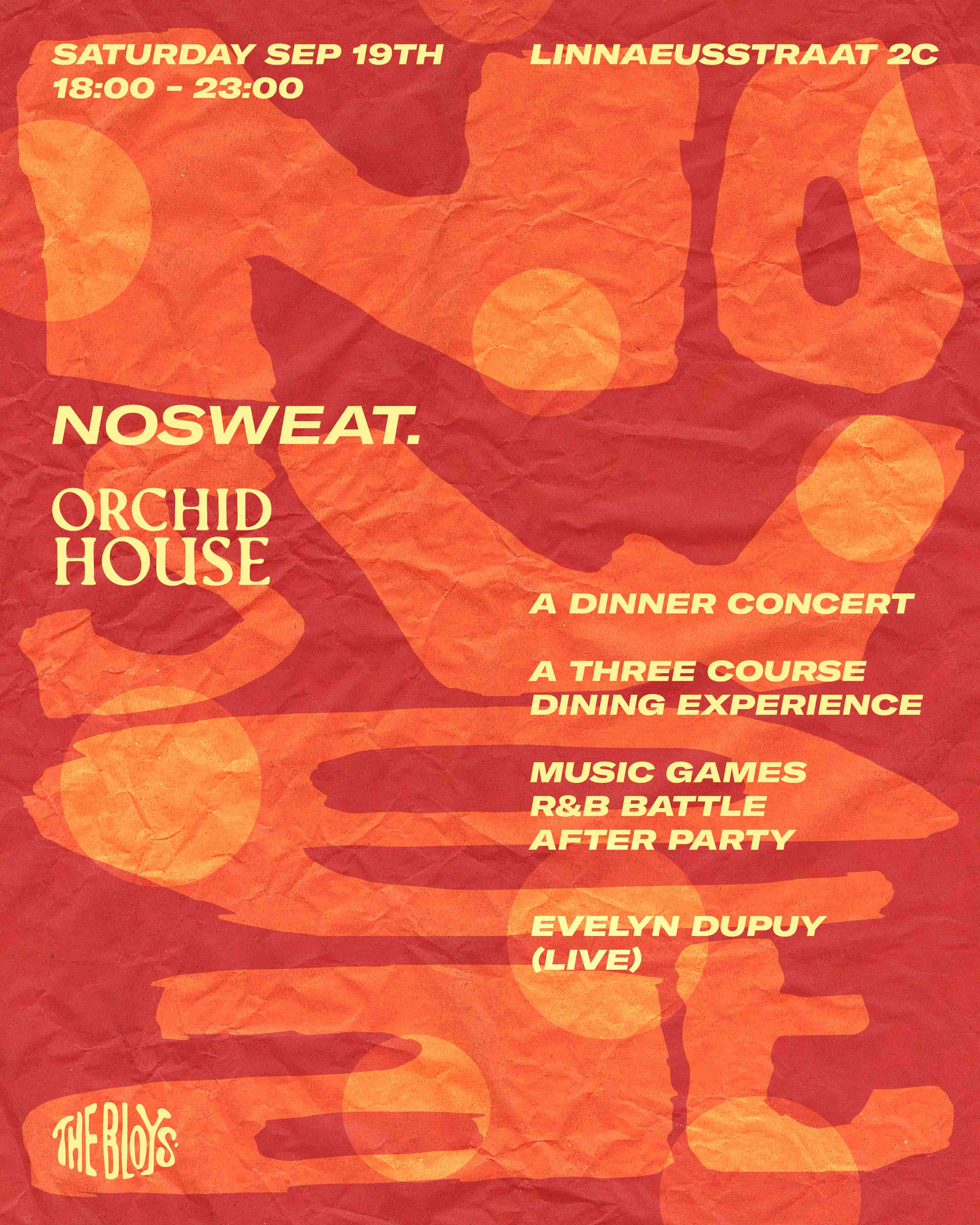 Cover photo for nosweat. @ Orchid House #2 by nosweat