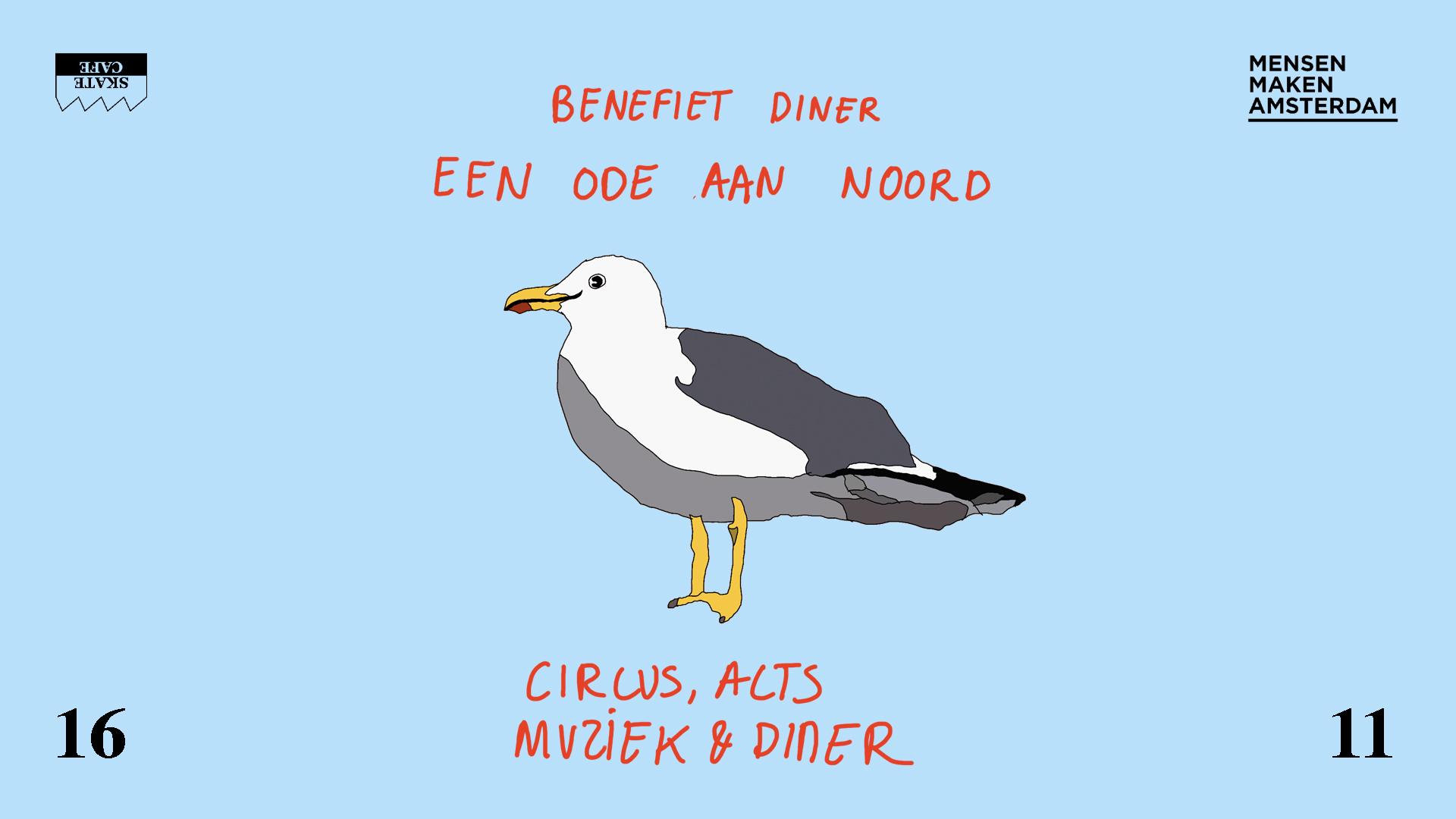 Cover photo for ODE AAN NOORD • BENEFIETDINER by Skatecafe Karin & Yvonne
