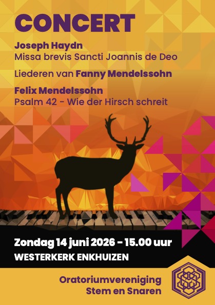 Cover photo for Oratoriumvereniging Stem en Snaren - Concert Haydn-Mendelssohn by Oratoriumvereniging Stem en Snaren