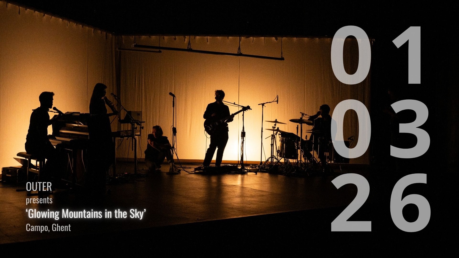 Cover photo for OUTER album release concert (avond 2) by OUTER