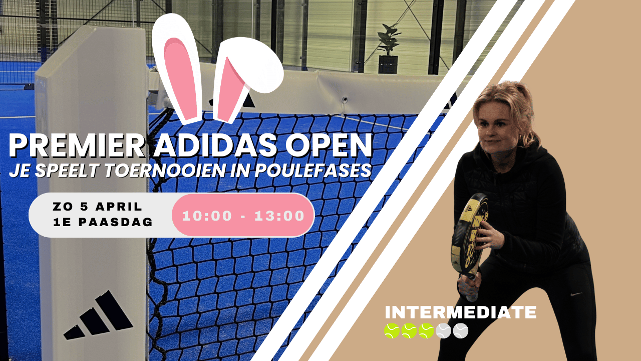 Cover photo for Paas Premier Adidas Open š£ - Intermediate by Padel Fabriek Leeuwarden