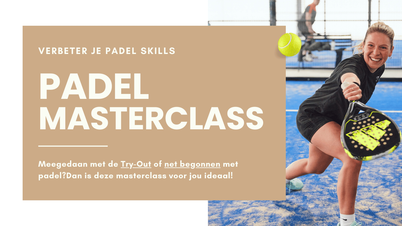 Cover photo for Padel Masterclass Starter by Padel Fabriek Leeuwarden