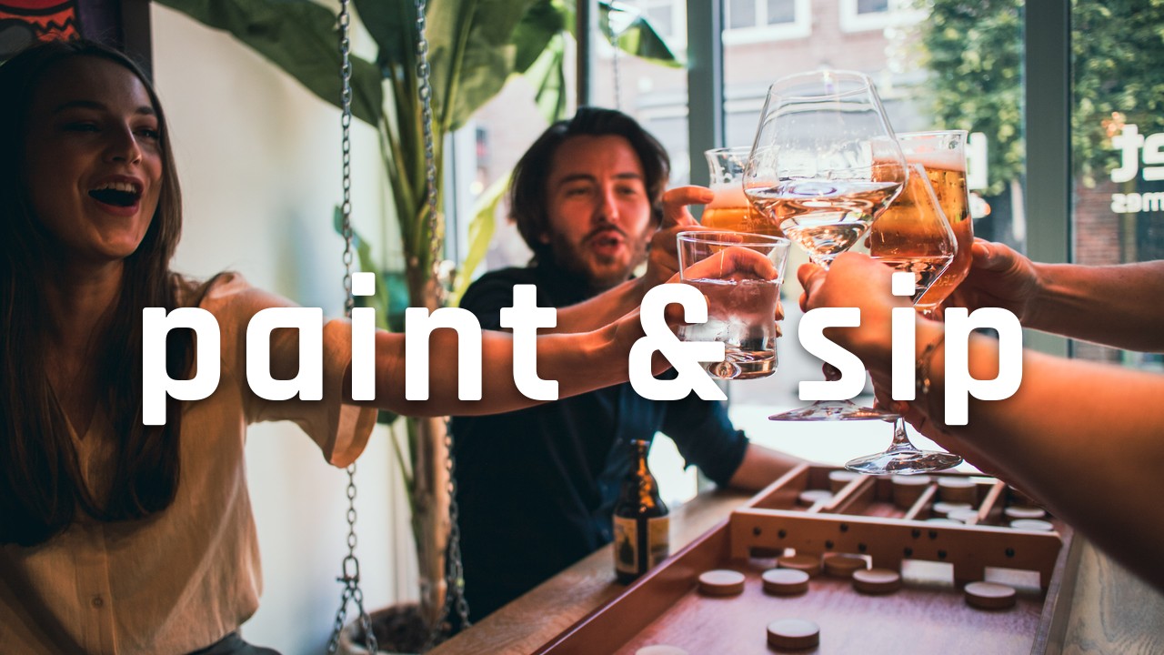 Cover photo for Paint & Sip by Barkeet Helmond