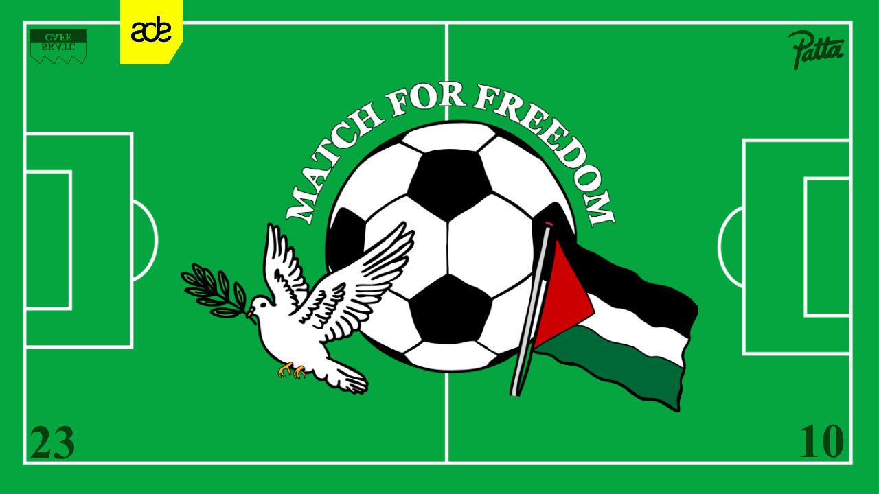 Cover photo for PATTA X SKATECAFE FOOTBALL MATCH: MATCH OF FREEDOM by Skatecafe Karin & Yvonne