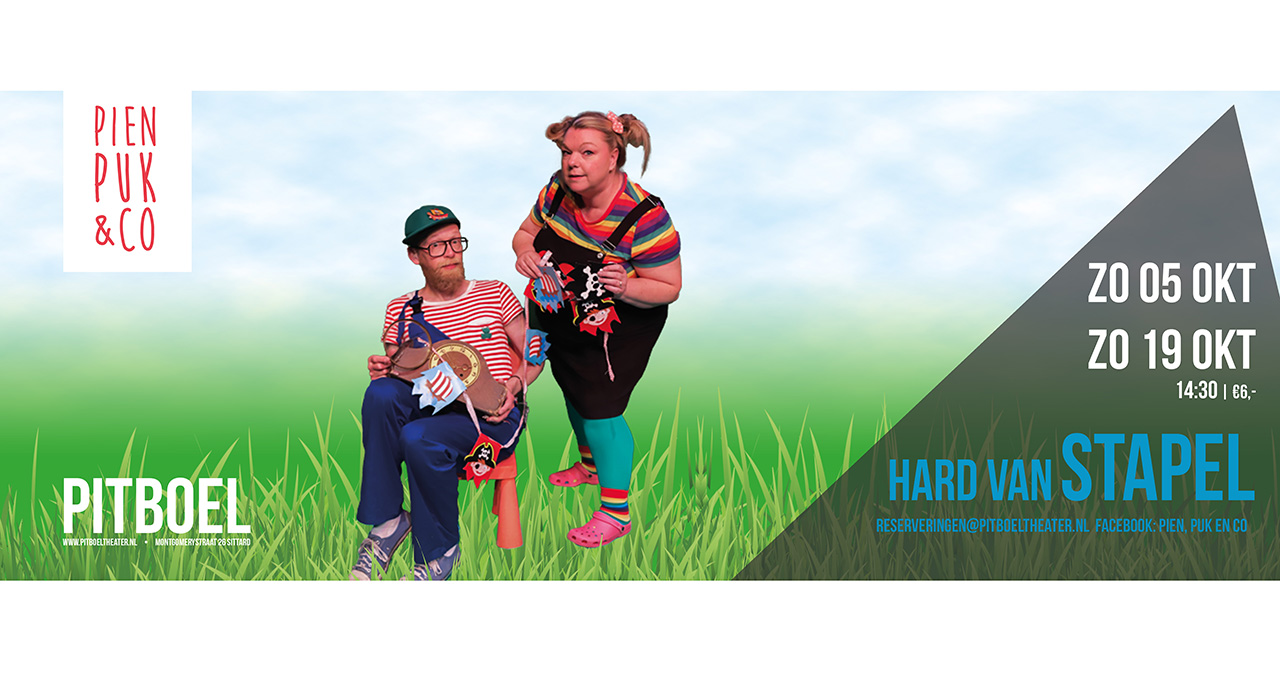 Cover photo for Pien, Puk & Co met Hard van stapel. zondag 19 oktober 2025 by Pitboel theater