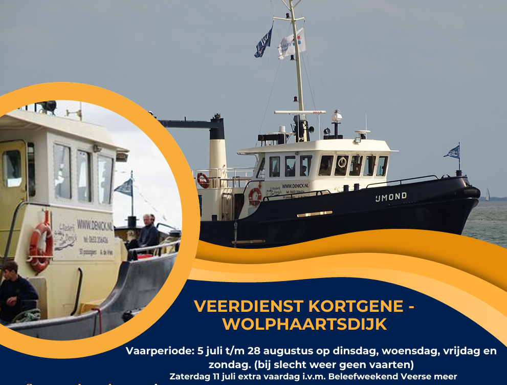 Cover photo for Veerpont Kortgene <-> Wolphaartsdijk by Rederij Denick