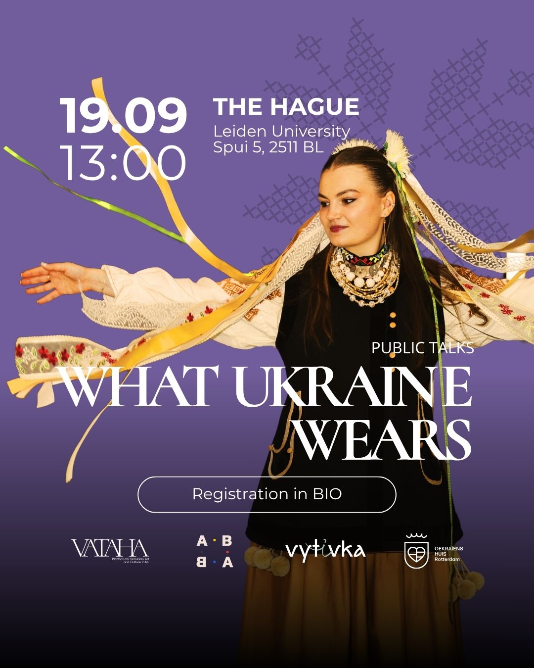Cover photo for Public talks "What Ukraine wears: headwear" by VATAHA