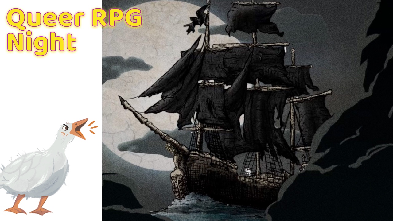 Cover photo for Queer RPG Night - 13 Oct - Pirate Borg, Foul Play by Queer Board Gayming in Amsterdam