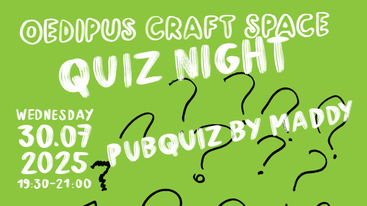 Cover photo for Quiz Night by Oedipus Craft Space