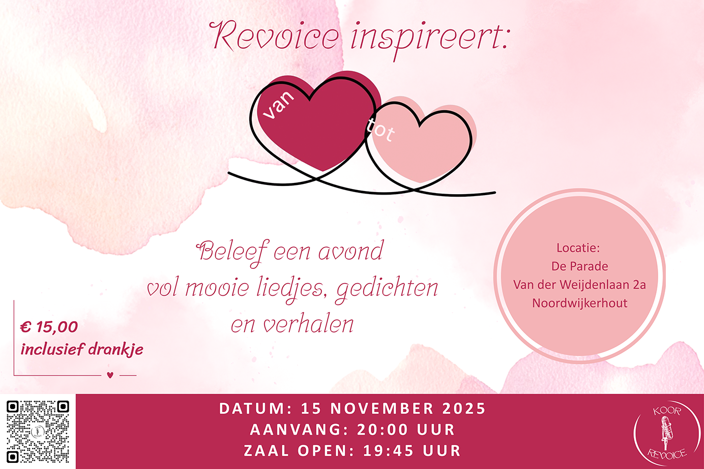 Cover photo for Revoice Inspireert: ❤️ van hart tot hart ❤️ by Koor Revoice