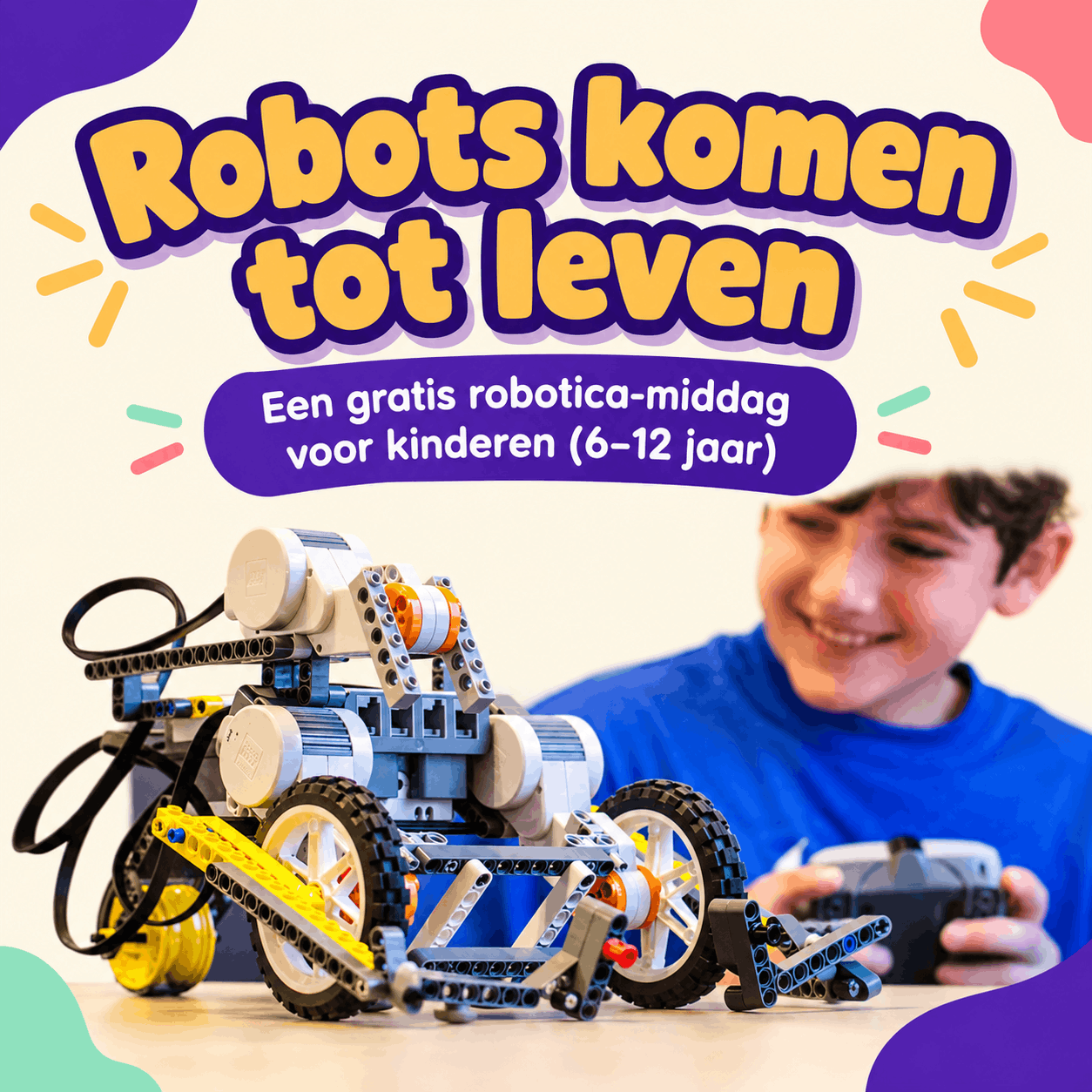 Cover photo for Robots komem tot leven Amstelveen by Soft Light