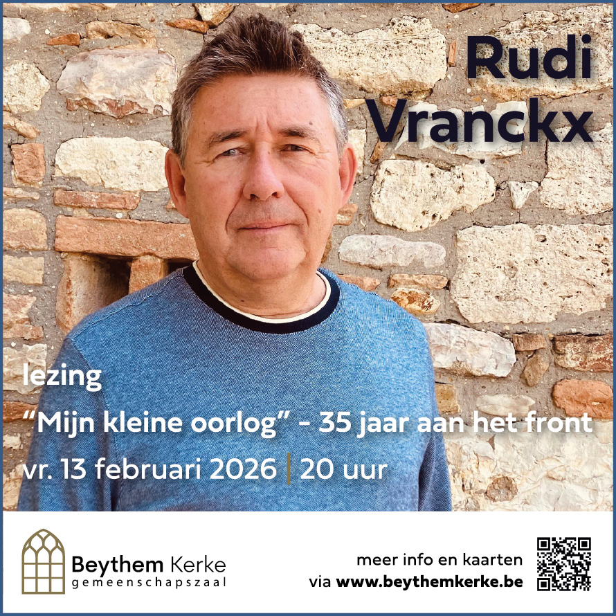 Cover photo for Rudi Vranckx "mijn kleine oorlog" by Beythem Kerke vzw