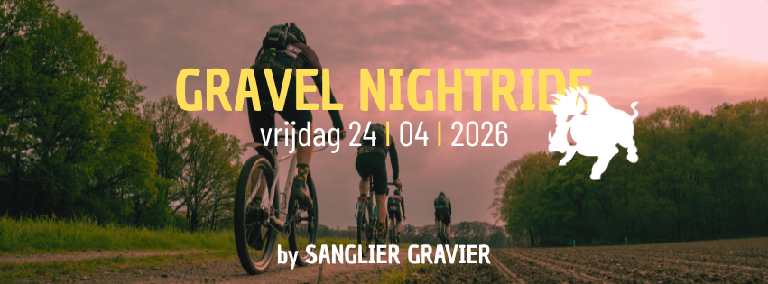 Cover photo for Sanglier Gravier Gravel Nightride by Sanglier Gravier vzw