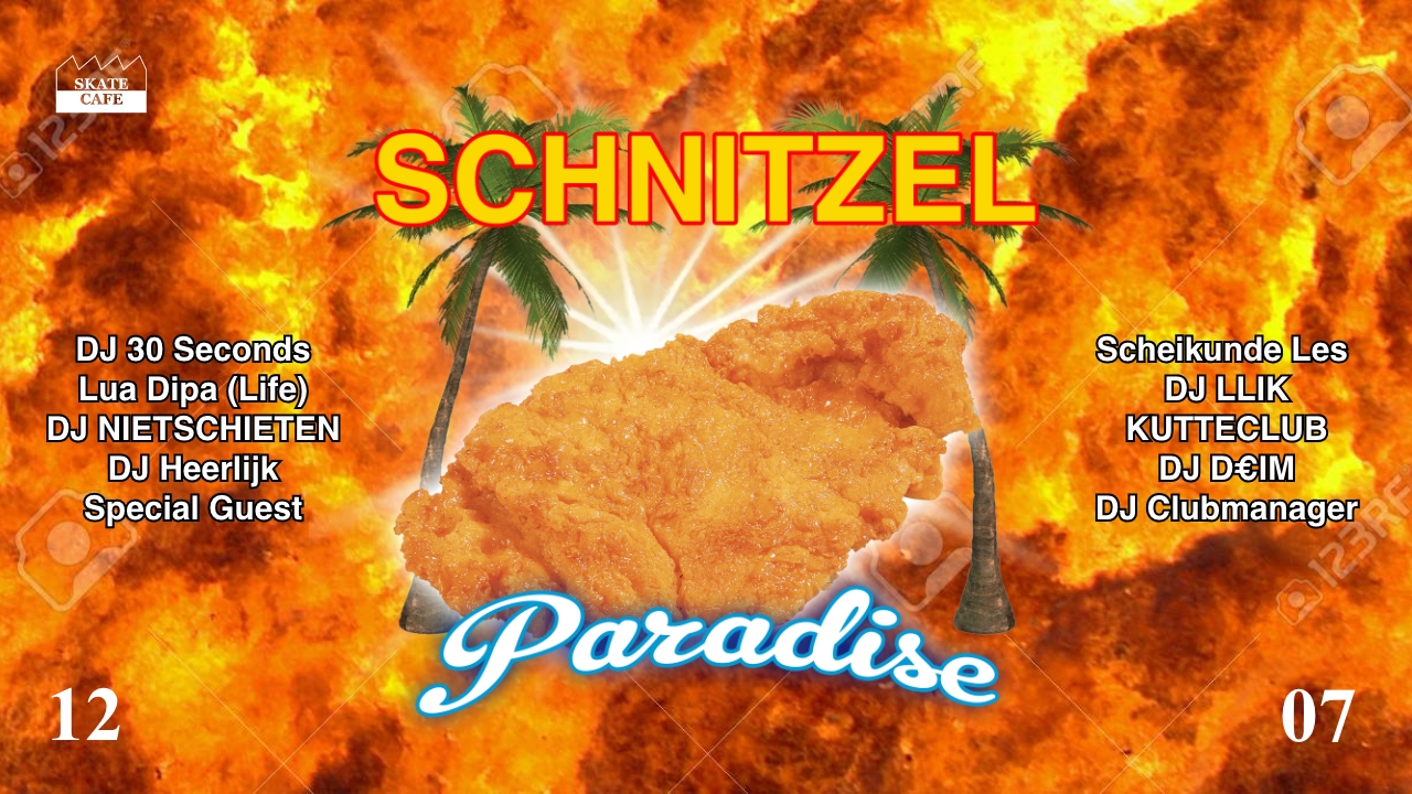 Cover photo for SCHNITZELPARADIJS by Skatecafe Karin & Yvonne