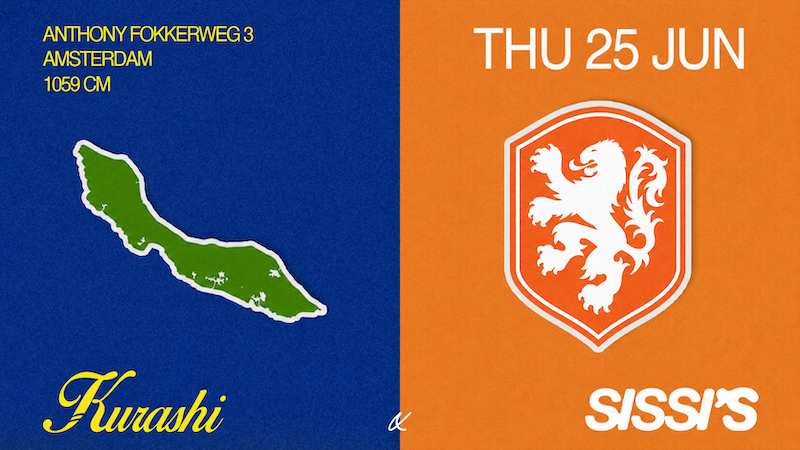 Cover photo for Sissi's Curaçao & The Netherlands World Cup watching event by Sissi's Amsterdam