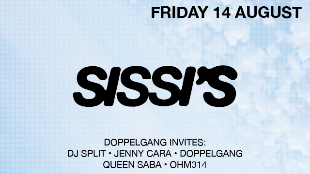Cover photo for Sissi's Friday w/ Doppelgang Invites: DJ Split, Jenny Cara & more by Sissi's Amsterdam