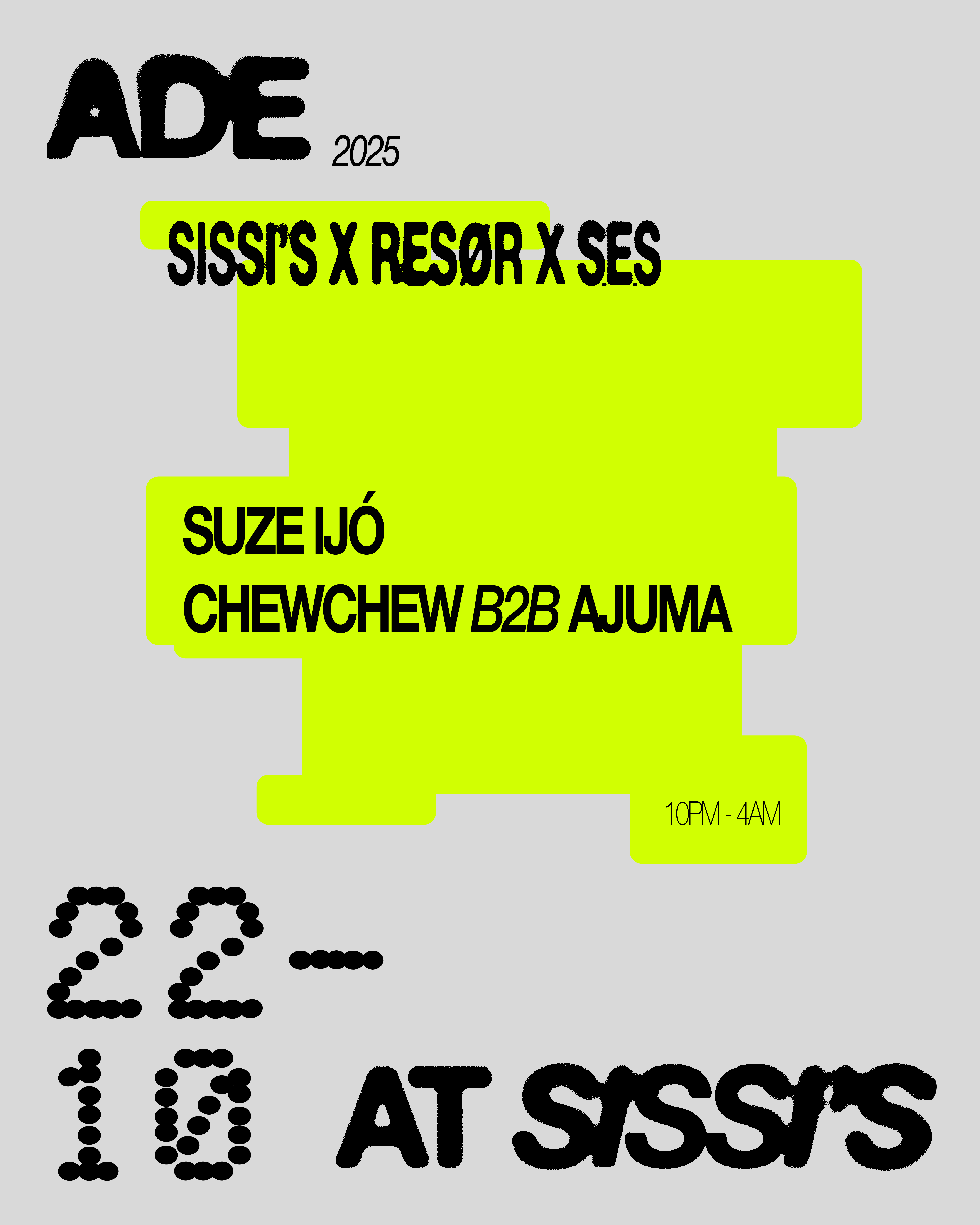 Cover photo for Sissi's x Resør x S.E.S by Sissi's Amsterdam