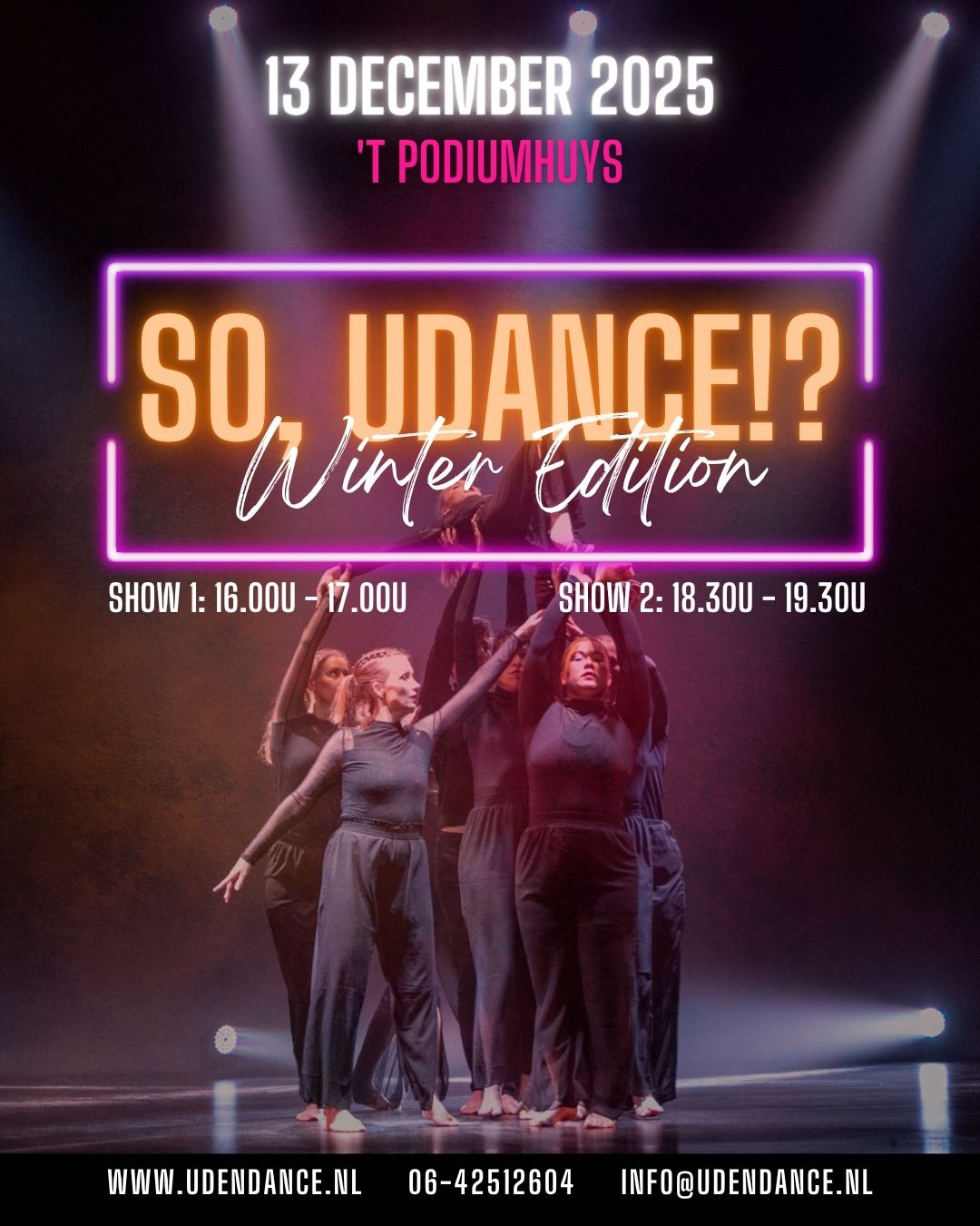 Cover photo for SO, UDANCE!? WINTER EDITION by DansschoolUDANCE