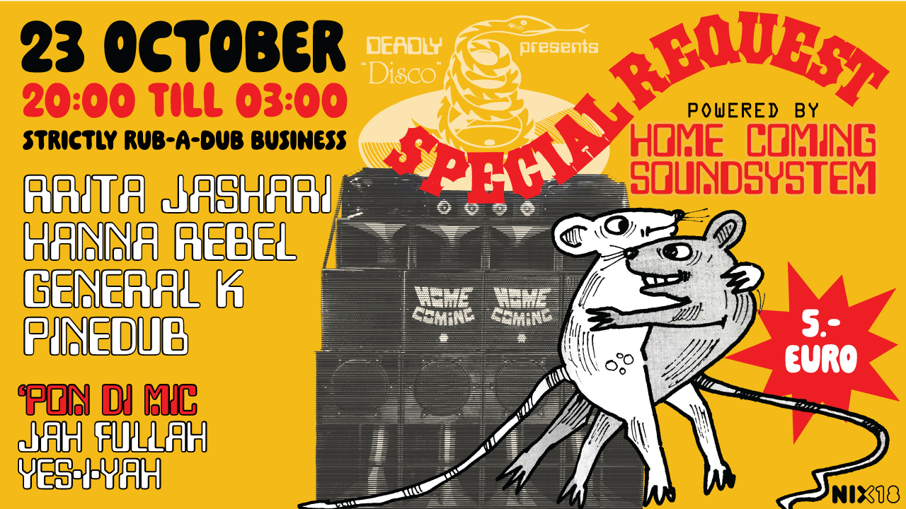 Cover photo for DEADLY DISCO PRESENTS SPECIAL REQUEST by Oedipus Craft Space