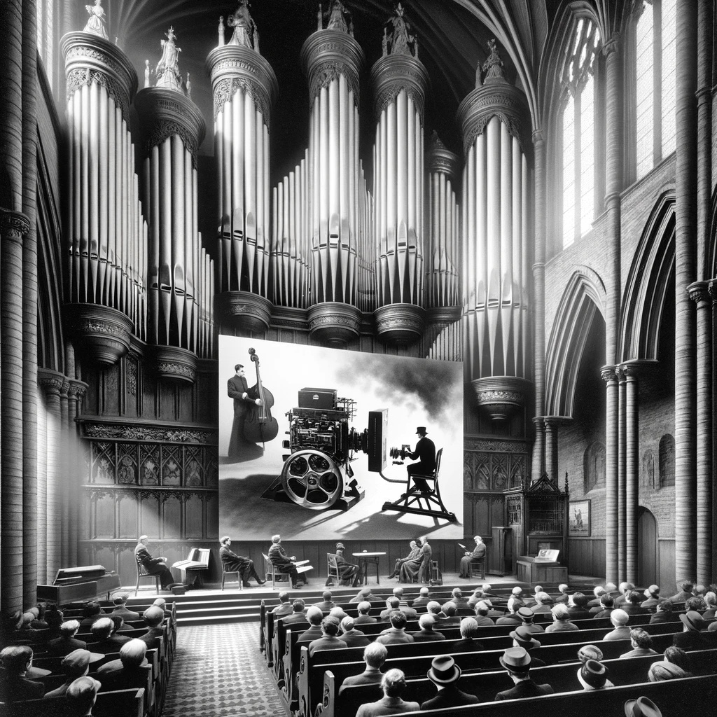 Cover photo for Stomme film met orgel by Oude Kerk Charlois