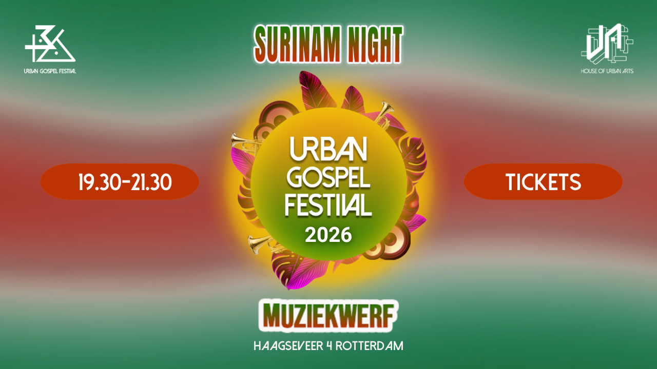 Cover photo for Urban Gospel Festival: Surinam Gospel Night by Urban Gospel Festival