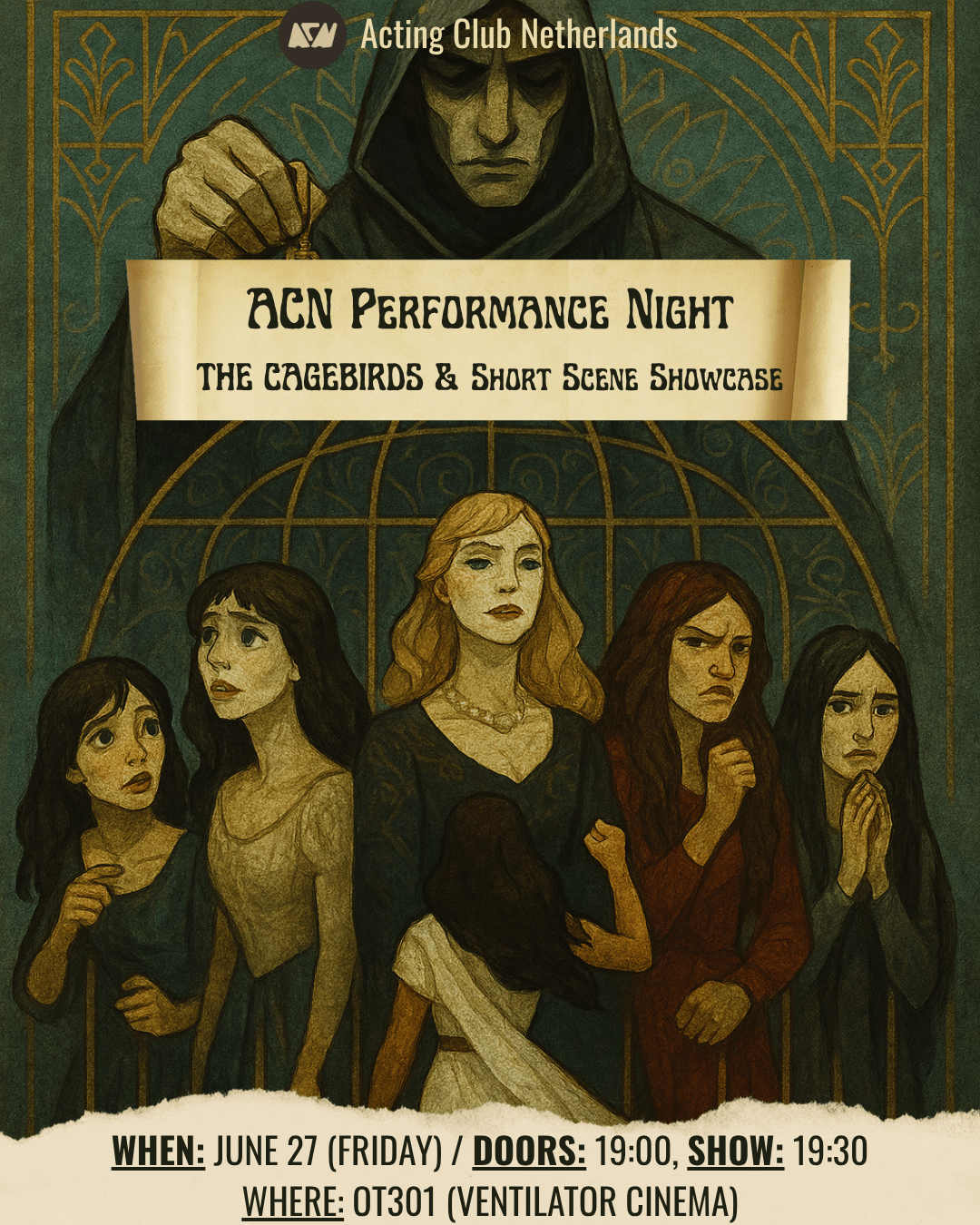 Cover photo for ACN Performance Night by Acting Club Netherlands