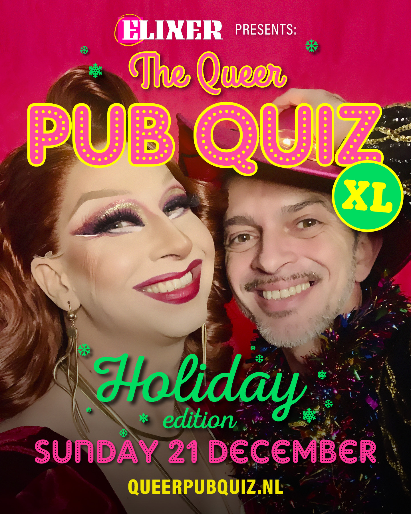 Cover photo for The Queer Pub Quiz XL - HOLIDAY 2025 by The Queer Pub Quiz