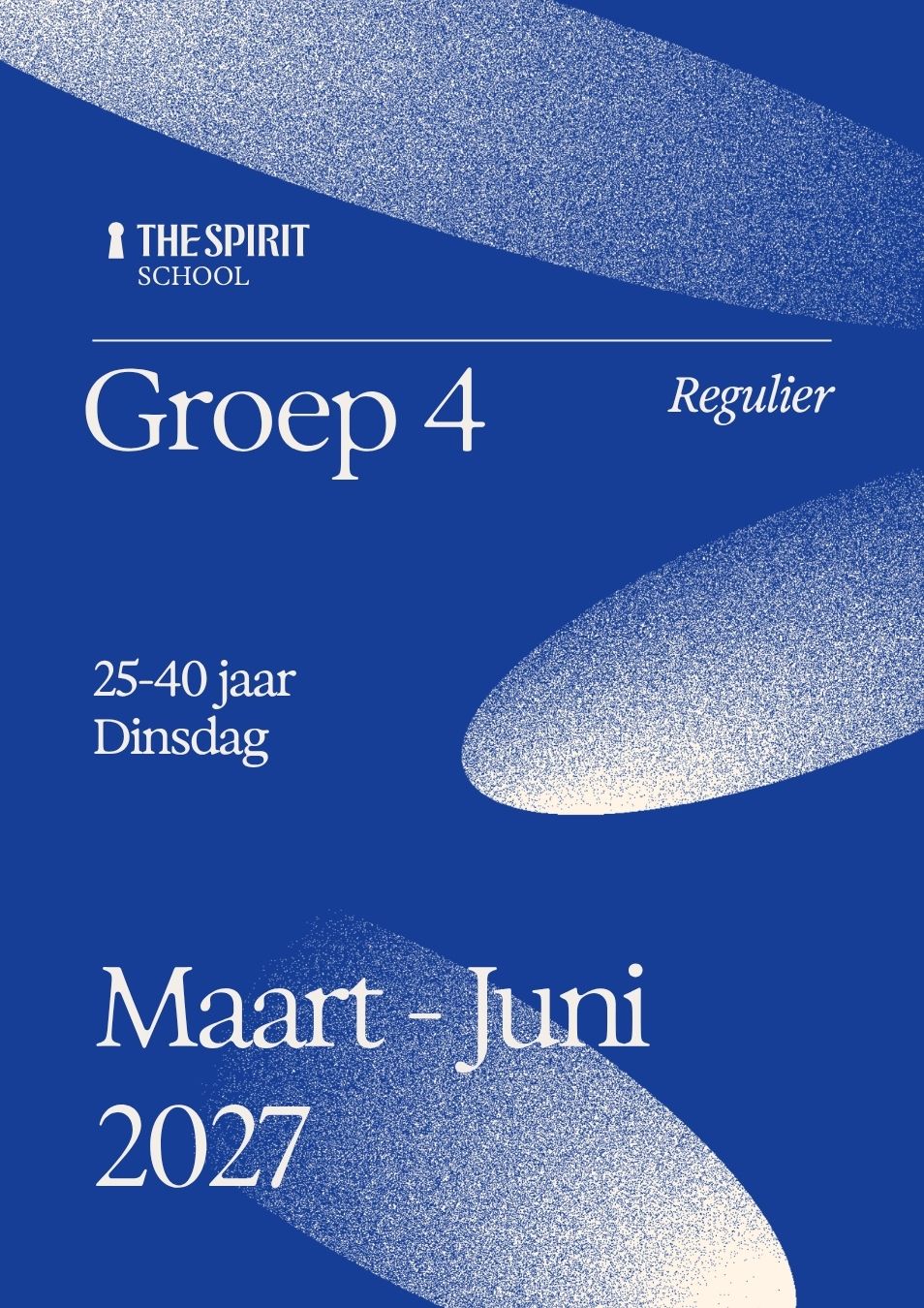 Cover photo for Reserveer je plek: The Spirit School - 25-40 jaar dinsdaggroep (maart 2027) by The Spirit: Find Meaning in Sacred Spaces