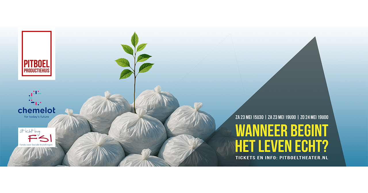 Cover photo for Theatervoorstelling | Wanneer begint het leven echt? ZA. 23.05.26 19u00 by Pitboel theater