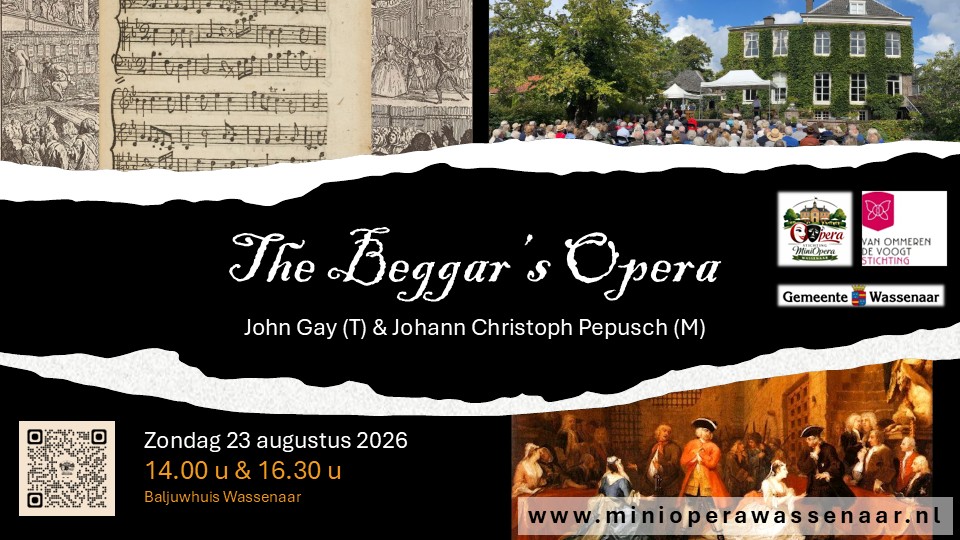 Cover photo for 16.30 / The Beggar´s Opera / Mini Opera Wassenaar by St. Mini Opera Wassenaar