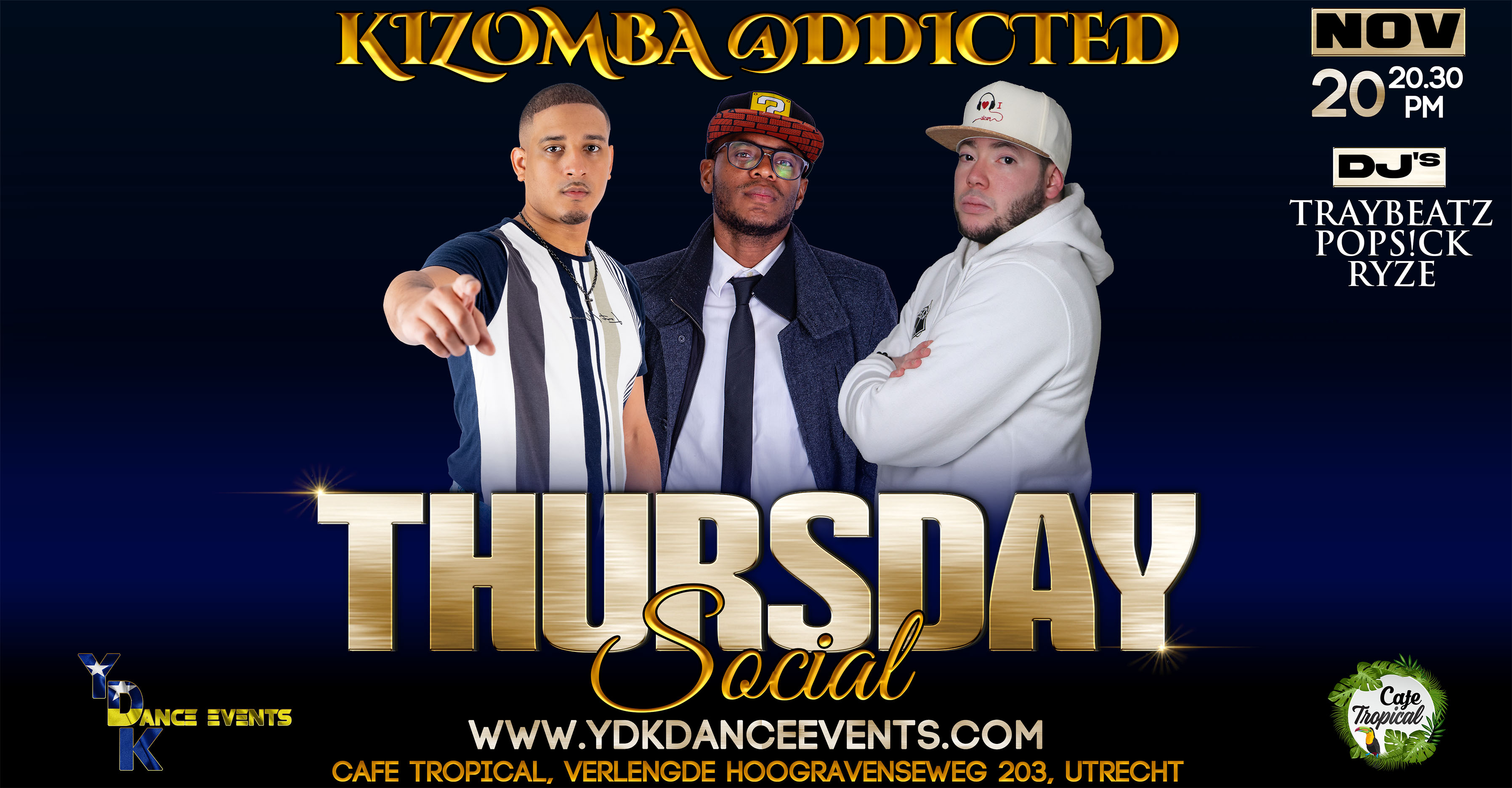 Cover photo for Thursday Social with DJ Traybeatz & DJ Ryan Ryze & DJ Pops!ck by YDK Dance Events