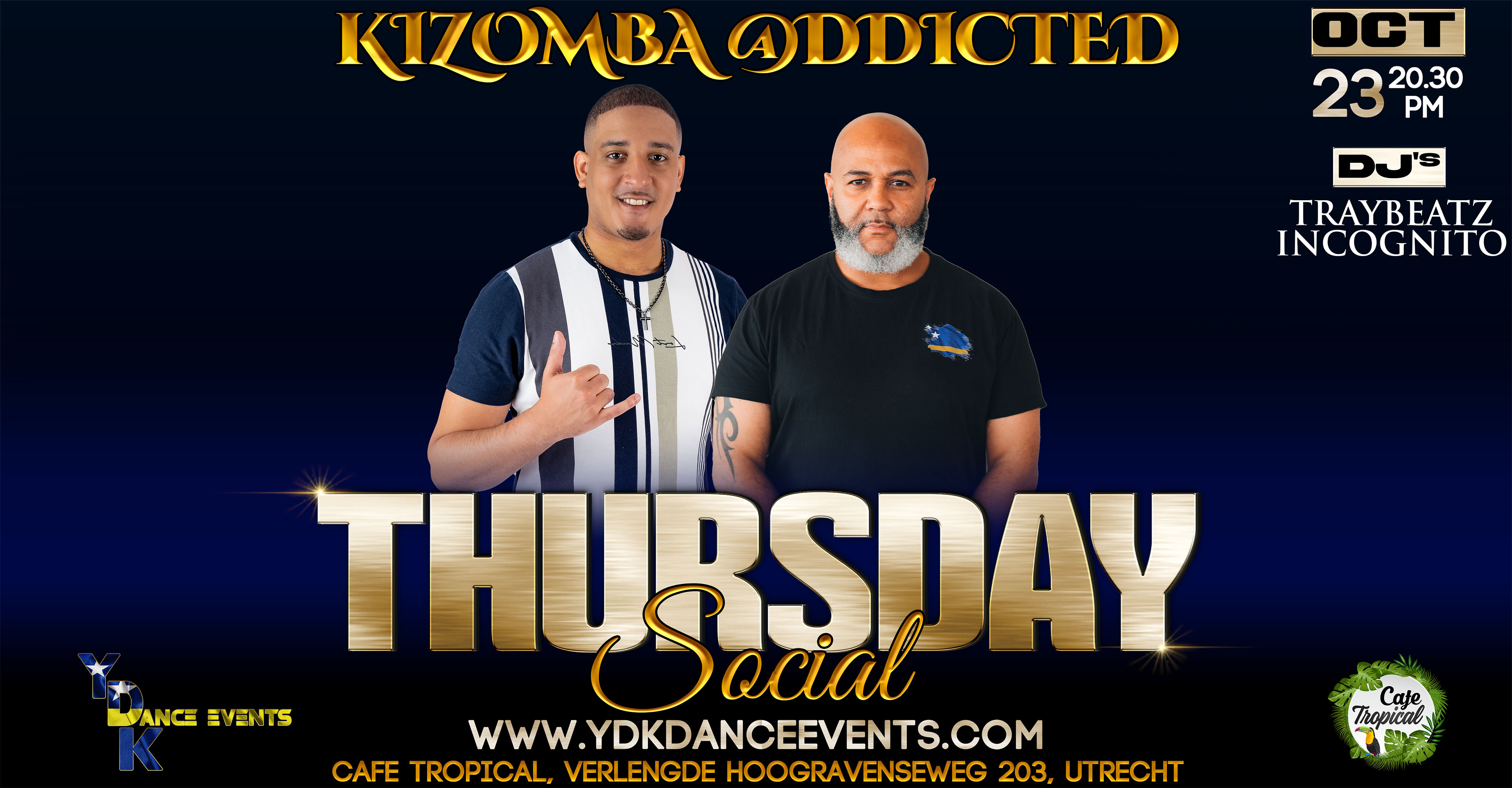 Cover photo for Thursday Social with DJ Traybeatz & DJ Incognito by YDK Dance Events